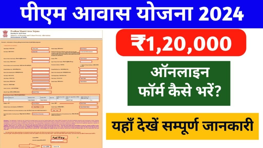 PM Awas Yojana Online Apply 2024